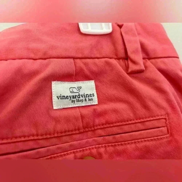 Vineyard Vines Men’s Salmon Chino Shorts Size 32 - Picture 3 of 4